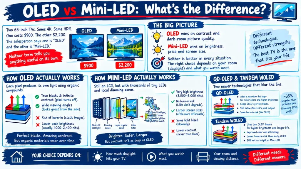 OLED vs Mini-LED: Which display wins?