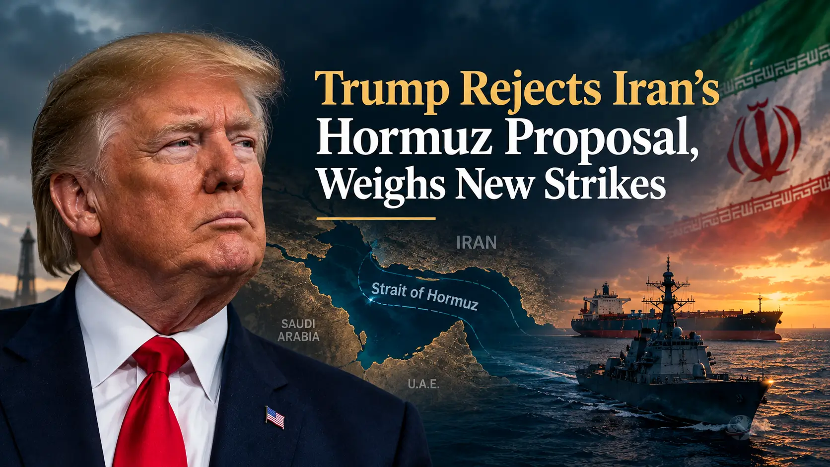 Trump Rejects Iran's Hormuz Proposal