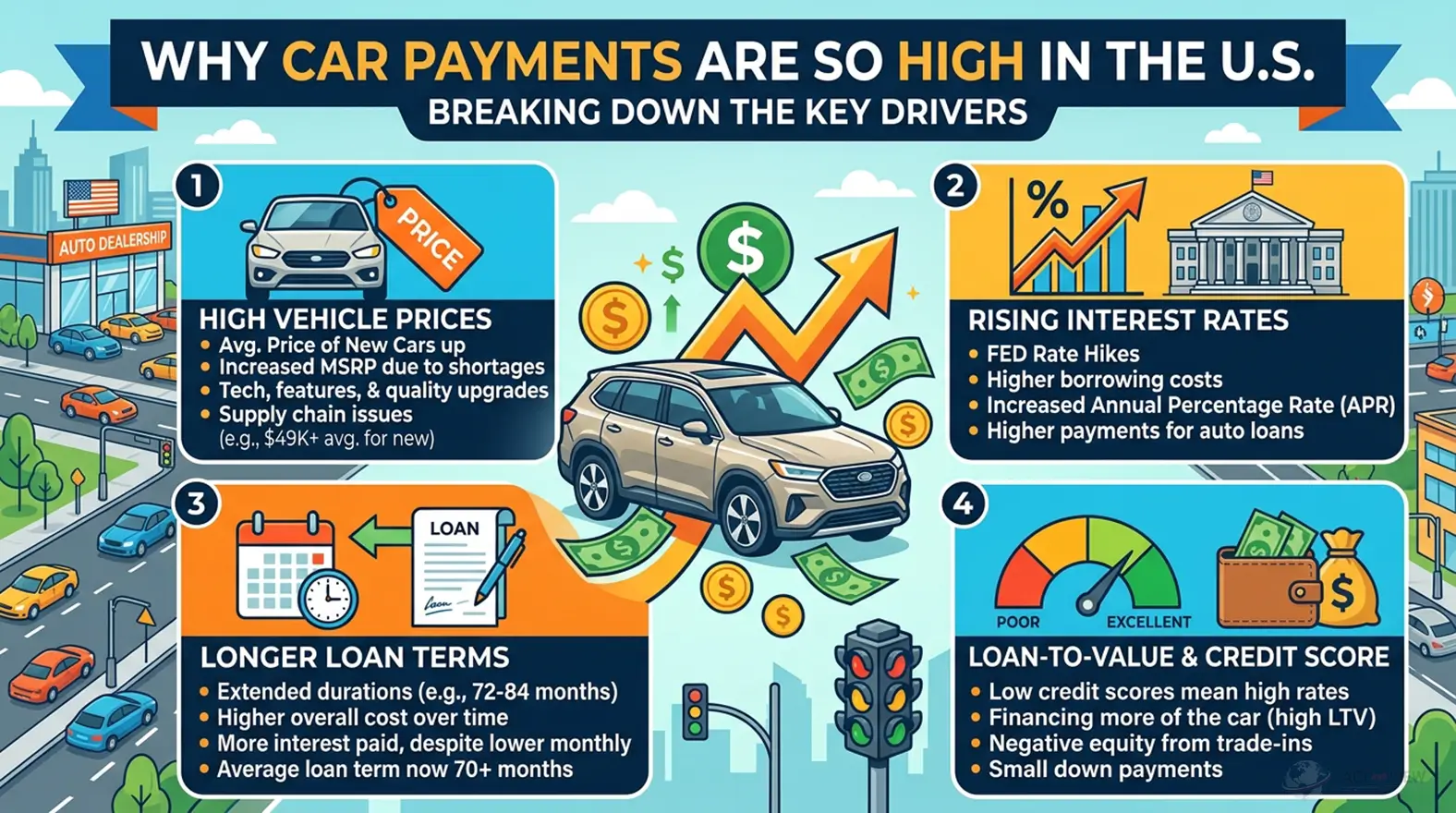 Why Car Payments Are So High in the U.S.