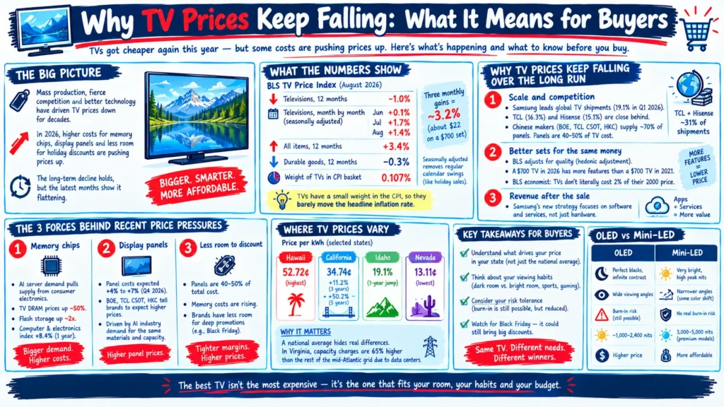 are TV prices going up